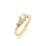 18ct Yellow Gold Solitaire Diamond Ring