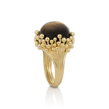 Obsidian Gold Ring