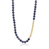 Sodalite Gold Necklace