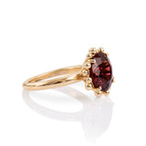 Round Pink Tourmaline Ring