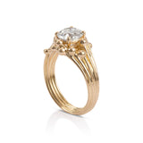 Gold Solitaire Diamond Ring